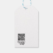 QR-Code-Überprüfungsgeschenk-Anhänger Geschenkanhänger (Rückseite)
