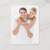 QR-Code-Umschließungskarte für Beach Wedding Begleitkarte (Rückseite)