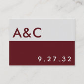 QR-Code-Umschließungskarte für Rotwein und Graue H Begleitkarte (Rückseite)