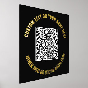 QR-Code und benutzerdefinierte Text-Foil-Prints -  Foliendrucke