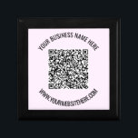 QR-Code und benutzerdefinierte Text-Geschenkboxen Erinnerungskiste<br><div class="desc">Benutzerdefinierte Farben und Schriftart - Ihr QR-Code und Ihr benutzerdefinierter Text Beruflicher Personalisierter Firmenname Website Werbe-Unternehmen Geschenkboxen / Geschenk - Hinzufügen Ihres QR-Codes - Bild oder Logo / Name - Unternehmen / Website oder E-Mail oder Telefon - Kontaktinformationen / Anschrift oder Entfernen - Umformatieren und verschieben / Elemente hinzufügen -...</div>