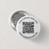 QR-Code und benutzerdefinierte Textschaltflächen F Button (Vorne & Hinten)