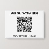 QR-Code und benutzerdefinierte Textschaltflächen F Button (Vorderseite)