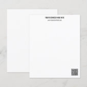 QR-Code und benutzerdefinierte Textstationierung (Vorne/Hinten)