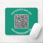 QR-Code und benutzerdefinierte Textwerbung Moderne Mousepad<br><div class="desc">QR-Code und Beruflicher Text Personalisierte Firmenname Website Werbematerial / Geschenk - QR-Code hinzufügen - Bild oder Logo / Name - Unternehmen / Website oder E-Mail oder Telefon - Kontaktinformationen / Adresse - Umgestalten und entfernen / Hinzufügen von Elementen - Bild / Text mit Anpassungsprogramm. Wählen Sie / Fügen Sie Ihre...</div>