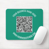 QR-Code und benutzerdefinierte Textwerbung Moderne Mousepad (Mit Mouse)