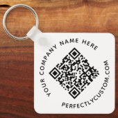 QR-Code und benutzerdefinierter Schlüsselanhänger  (Vorderseite)