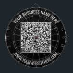 QR-Code und benutzerdefiniertes Textfeld-Dart-Main Dartscheibe<br><div class="desc">Benutzerdefinierte Farben und Schriftart - Dart Board mit Ihrem QR-Code und benutzerdefiniertem Text Berufliche Firmenname Website Werbetafeln / Geschenk - Fügen Sie Ihren QR-Code - Bild oder Logo / Name - Firma / Website oder E-Mail oder Telefon - Kontaktinformationen / Adresse - Größe ändern und verschieben oder entfernen / Elemente...</div>