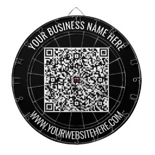 QR-Code und benutzerdefiniertes Textfeld-Dart-Main Dartscheibe