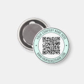 QR-Code und benutzerdefiniertes Textmagazin Auswah Magnet (Vorderseite/Rückseite)