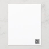 QR-Code und Beruflicher  Text Personalisiert (Rückseite)