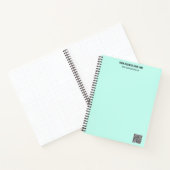 QR-Code und Beruflicher  Text Personalisiert Notizblock (Innenseite)