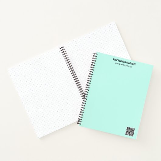 QR-Code und Beruflicher  Text Personalisiert Notizblock (Innenseite)