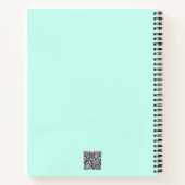 QR-Code und Beruflicher  Text Personalisiert Notizblock (Rückseite)