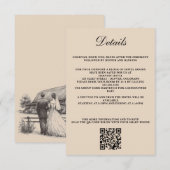 QR-Code und Details Begleitkarte (Vorne/Hinten)