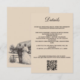 QR-Code und Details Begleitkarte