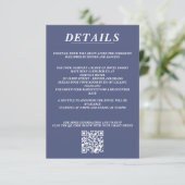 QR-Code und Details Begleitkarte (Stehend Vorderseite)