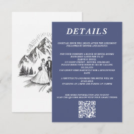 QR-Code und Details Begleitkarte