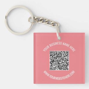 QR-Code und Geschenk für benutzerdefinierte Text-S Schlüsselanhänger