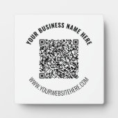 QR-Code und Geschenk für den benutzerdefinierten T Fotoplatte (Vorderseite)