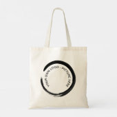 QR-Code und/oder Logo-Totbeutel für personalisiert Tragetasche (Rückseite)