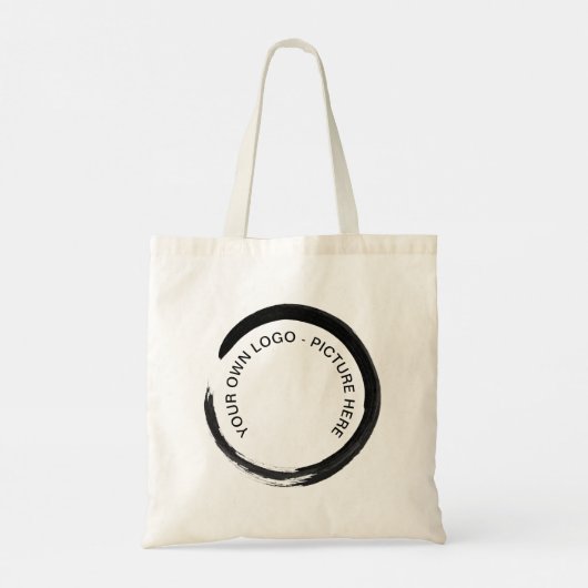 QR-Code und/oder Logo-Totbeutel für personalisiert Tragetasche (Rückseite)