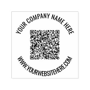 QR-Code und Personalisierte Briefmarke des benutze Permastempel