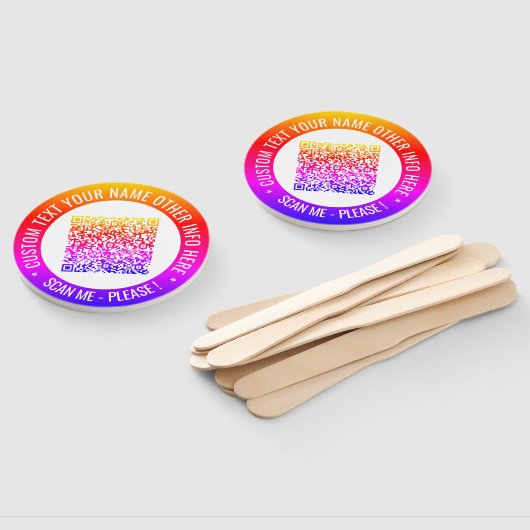 QR-Code und Personalisierter Handlüfter für benutz Fächer (Non-assembled)