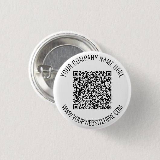QR-Code und Schaltfläche für benutzerdefinierten T Button (Vorne & Hinten)