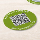 QR-Code und Untersetzer für Personalisiertes, benu (Angewinkelt)
