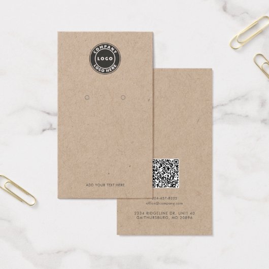 QR-Code und Visitenkarten-Speicherkarte (Büro)