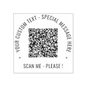QR-Code und Vorlage für benutzerdefinierte Briefma Gummistempel (Prägung)