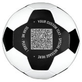 QR-Code und Vorlage für den benutzerdefinierten So Fußball (Gedreht)