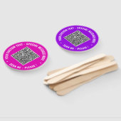 QR-Code und Vorlage für den Handschuh-Handschuh Fächer (Non-assembled)