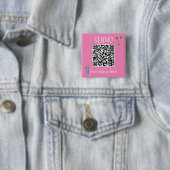 QR-Code VENMO der Braut ein Getränk Junggesellinne Button (Beispiel)
