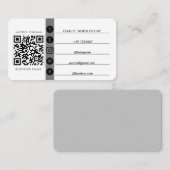 QR-Code Verbindung mit uns Visitenkarte (Vorne/Hinten)