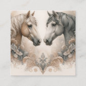 QR-Code-Verschlüsselungskarte für Hochzeiten Begleitkarte (Vorderseite)