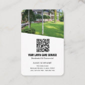 QR-Code Vertikale Pflege Visitenkarte (Vorderseite)