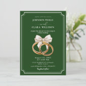 QR Code Video Wedding Invitation Einladung (Stehend Vorderseite)