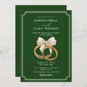 QR Code Video Wedding Invitation Einladung (Vorne/Hinten)