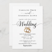 QR Code Video Wedding Invitation Einladung (Vorne/Hinten)