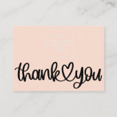 QR-Code Vielen Dank für Ihr Einkaufspaket Beilage Begleitkarte (Rückseite)