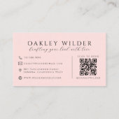 QR-Code VisagistPink Visitenkarte (Rückseite)
