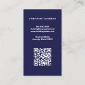 QR-Code Visitenkarte (Rückseite)