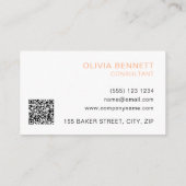 QR-Code Visitenkarte (Rückseite)