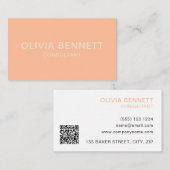 QR-Code Visitenkarte (Vorne/Hinten)