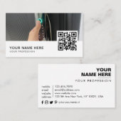 QR-Code Visitenkarte (Vorne/Hinten)