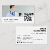 QR-Code Visitenkarte (Vorne/Hinten)