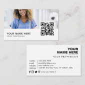 QR-Code Visitenkarte (Vorne/Hinten)