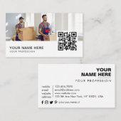 QR-Code Visitenkarte (Vorne/Hinten)